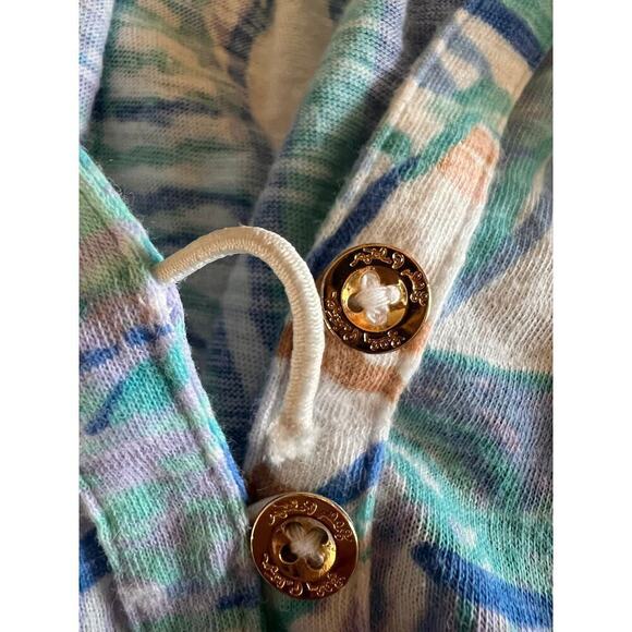 Lilly Pulitzer Essie Top Size XS Aboat Time Light Lilac Verbena Sleeveless - Picture 4 of 8